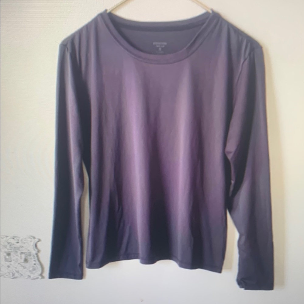 Women's Purple Long Sleeve Top